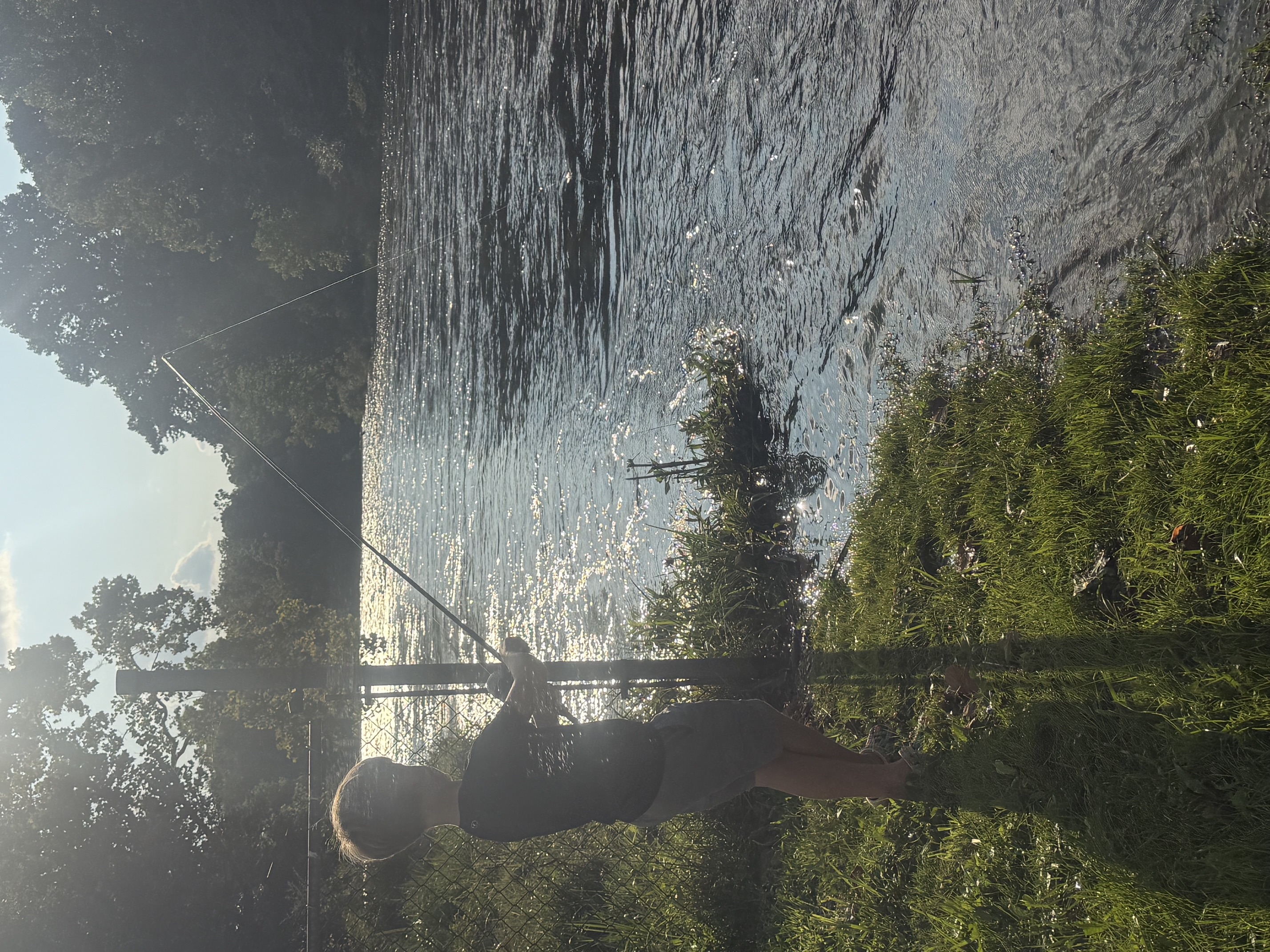 Bank fishing on the Watauga
