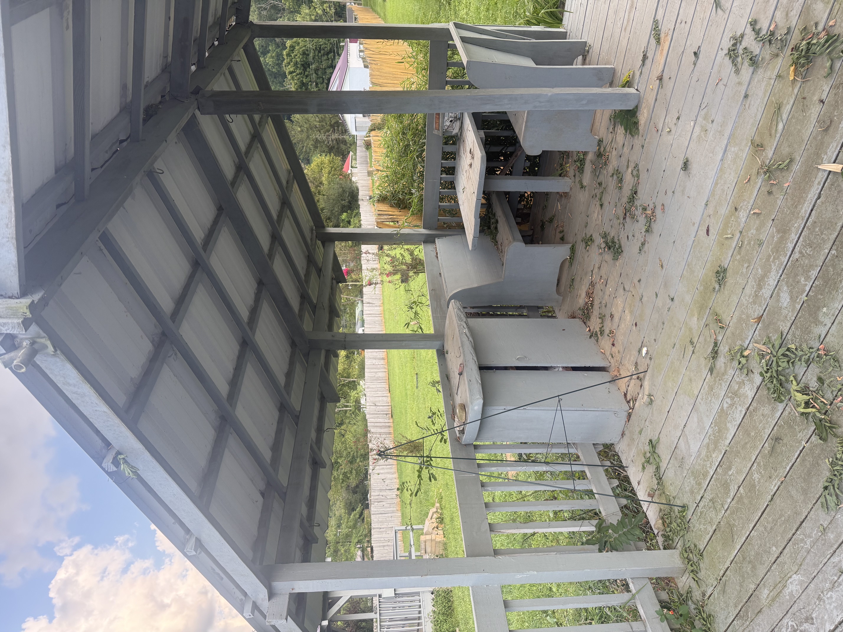 Dock pavilion on the Watauga at 1399 Broad