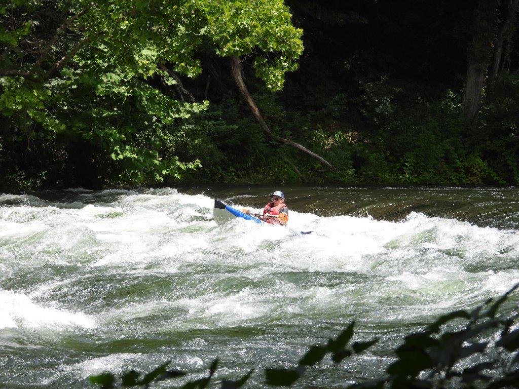 Kayaking the upper Watauga run
